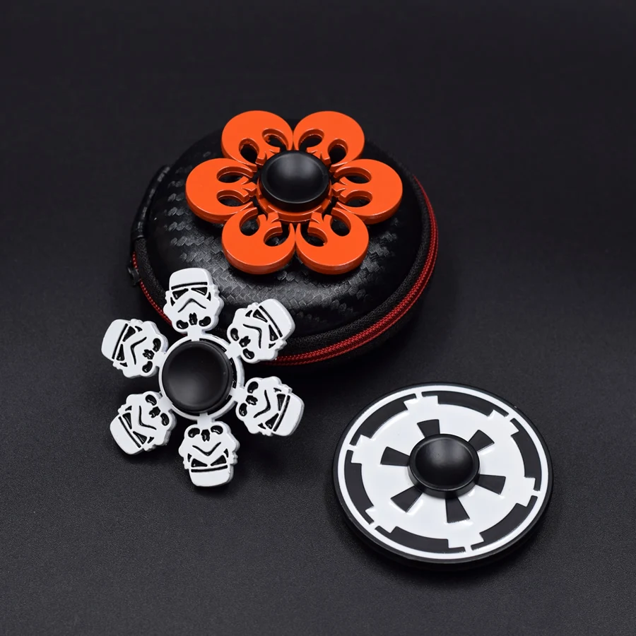 2017 Chegada Nova de Star Wars Mão Spinner Para O Autismo E TDAH Fidget Spinner Rotação Tempo Longo Anti Estresse Melhor Presente brinquedos
