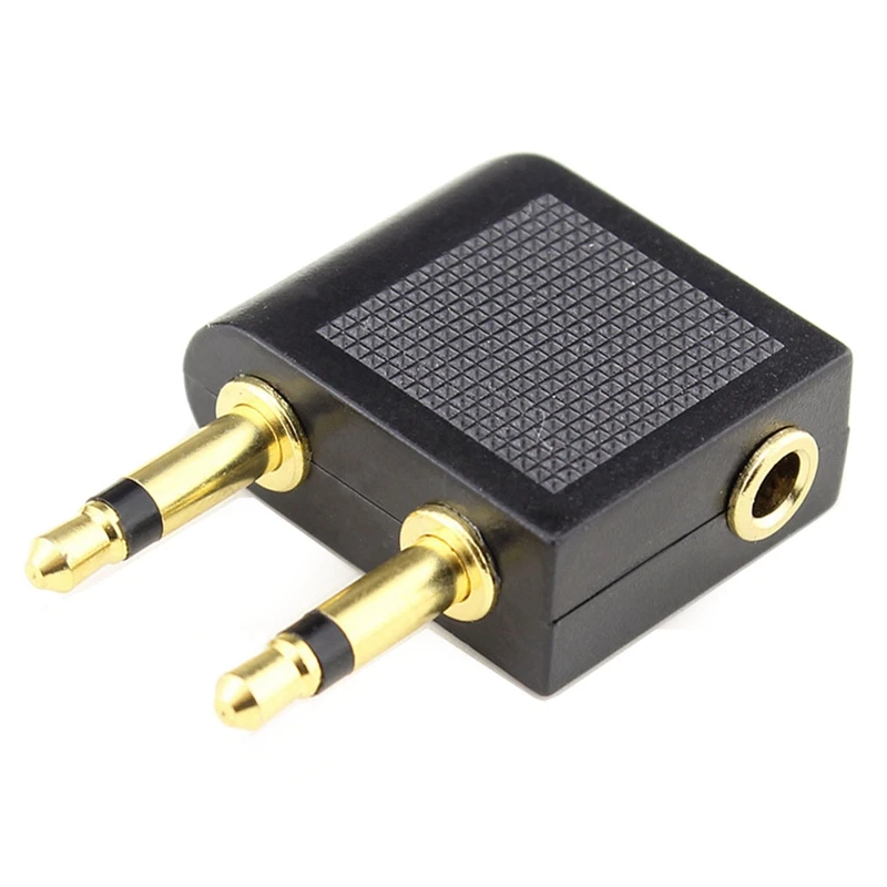 2PCS Gold plated Airplane Air Plane 3.5mm jack connector Airplane