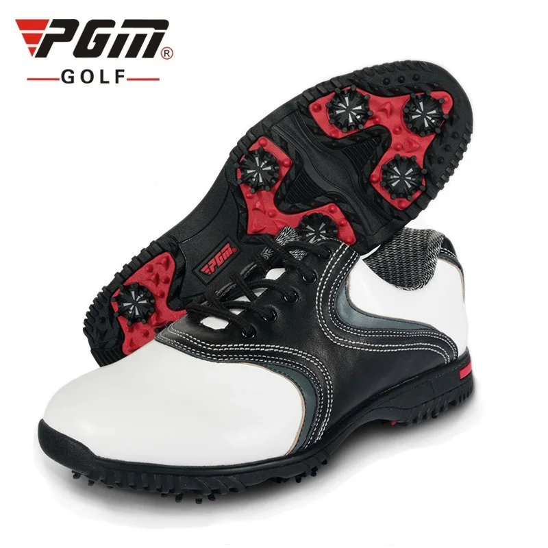 

Pgm Men Genuine Leather Golf Shoes Activities Nail Skidproof Lightweight Sneakers Man Brogue Style Golf Footwear AA51040