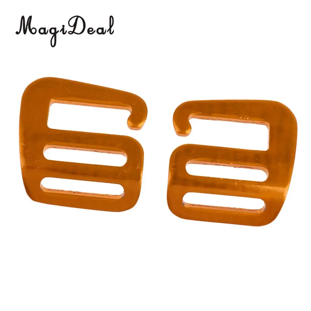 MagiDeal 8 Pcs 1 inch G Hook Outdoor Webbing Buckle for Backpack Strap 25mm Gold