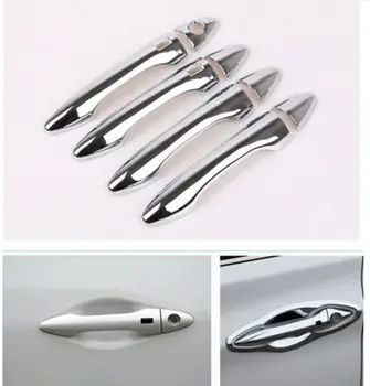 

For Hyundai IX35 Tucson 2009 -2015 New Chrome Car Door Handle Cover Trim with Smart Keyholes