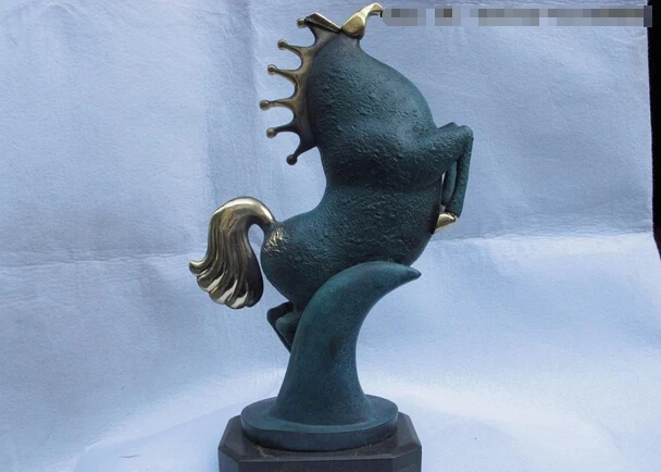 

150401 S0731 Western European Copper Bronze Marble Decoration Carving Horse sculpture Statue discount 30% (C0324)