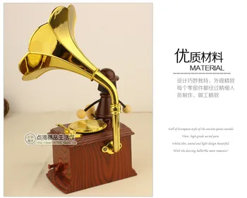 

Fur Elise Clockwork Type Jewelry Music Box Fangmu Xmas Valentine's Day Gift Wood