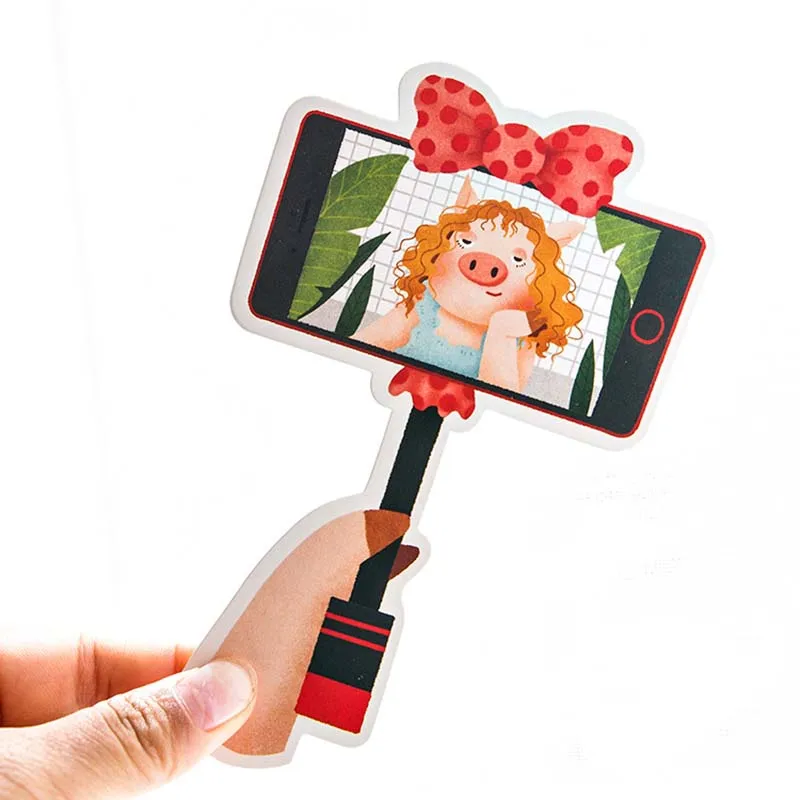 

30Pcs/pack Cute Selfie Postcard Bookmarks Letter Paper Greeting Card Birthday Bussiness Card Set Message Card School Supplies
