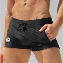 Fanceey купальник Мужские пестрые мужские плавки короткий сексуальный купальник мужские купальники сексуальные купальники мужские плавки плюс размер