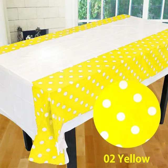 Buy New Disposable Plastic Table Cloth Cute Patterns
