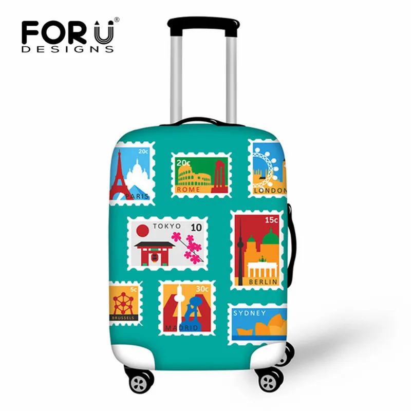 H12133 FORUDESIGNS/чехол для костюма, чехол для путешествий, чехол для багажа на дороге, пылезащитный чехол для багажа из спандекса, защитный чехол для тележки, чехол - Цвет: H12133