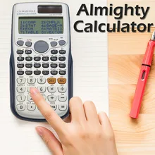 Calculatrice scientifique FX-991es Plus, double puissance, avec 417 fonctions, pour les examens d'étudiants