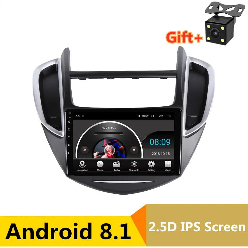 " 2.5D ips Android 8,1 автомобильный DVD мультимедийный плеер gps для Chevrolet TRAX 2013 аудио автомобильный Радио Стерео навигация