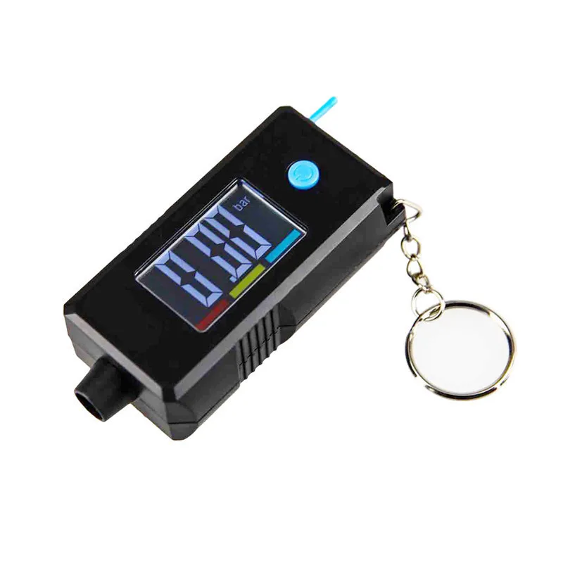 2-in-1 LCD Digital Tire Pressure /& Tread Depth Gauge with Key Chain for Car