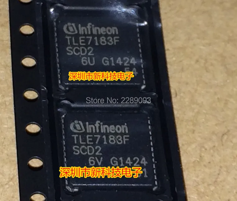

Free Shipping! TLE7183F TLE7183 TLE 7183F 3-Phase Bridge Driver IC QFN-48
