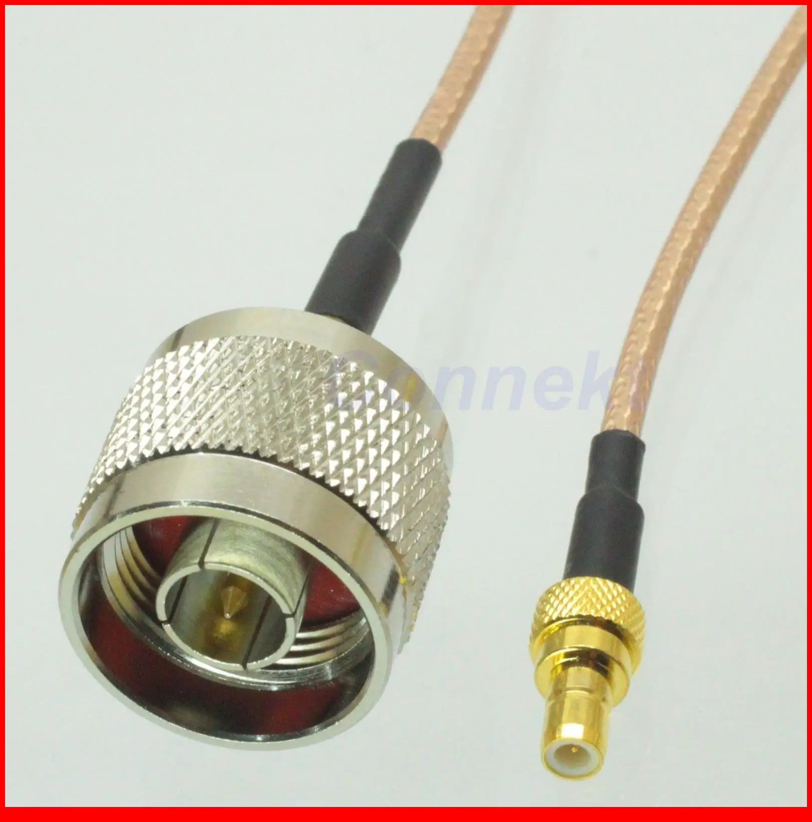 

5pcs/lot N male to SMB male straight crimp RG316 cable jumper pigtail 15cm