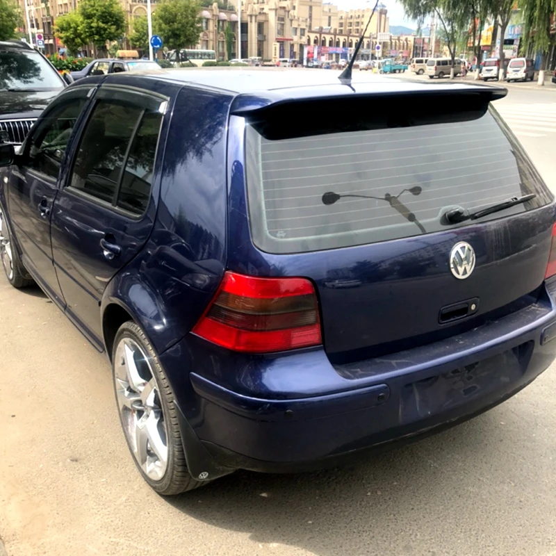 Для Volkswagen GOLF 4 спойлер 1998-2004 высокое качество абс материал заднее крыло праймер цвет задний спойлер модифицированный спойлер