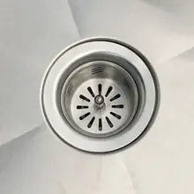 Слив для кухонной раковины из нержавеющей стали, слив для слива канализационных труб, сито для раковины, корзина для ванной комнаты