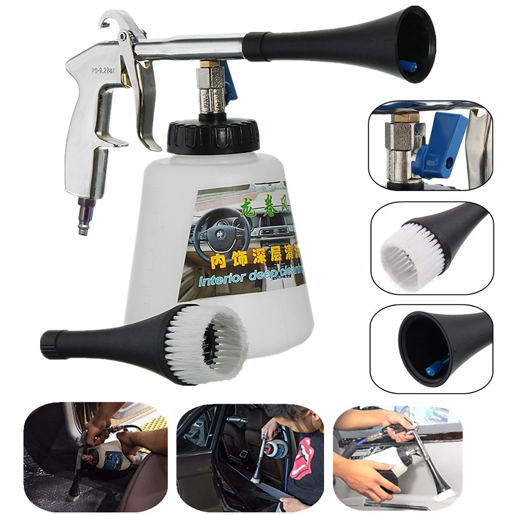 

Car Wash for Tornador Washer Interior Cleaning Machine Blowing Dust Deep Cleaning Gun EU/US Connector With Brush High Pressure
