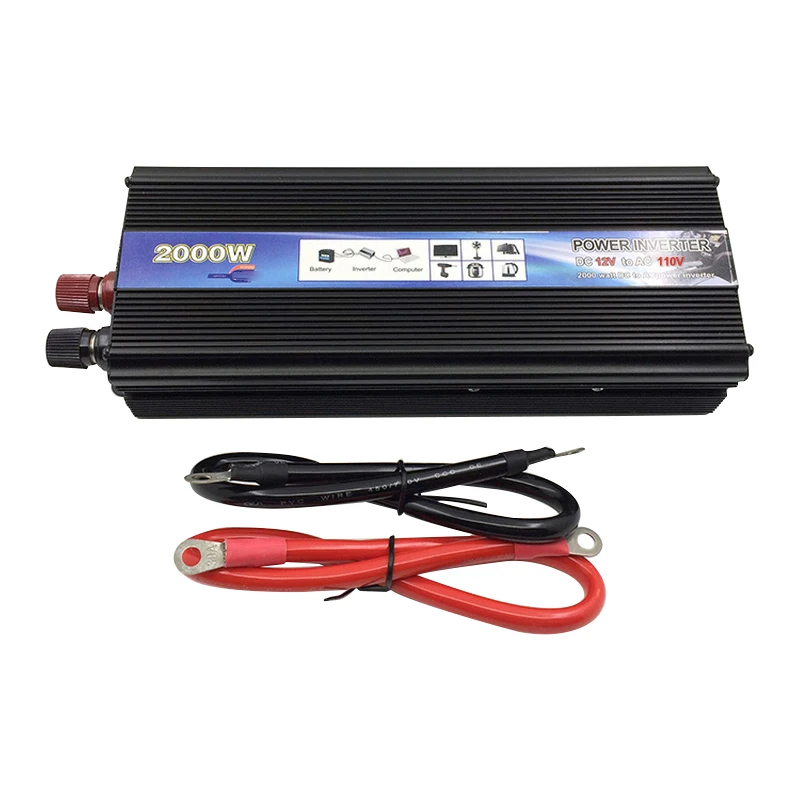 

2000W 12V 220V Car Inverter 24V 110V Car Power Inverter Converter inversor 2000W Universal Socket Power Inverter Transformer