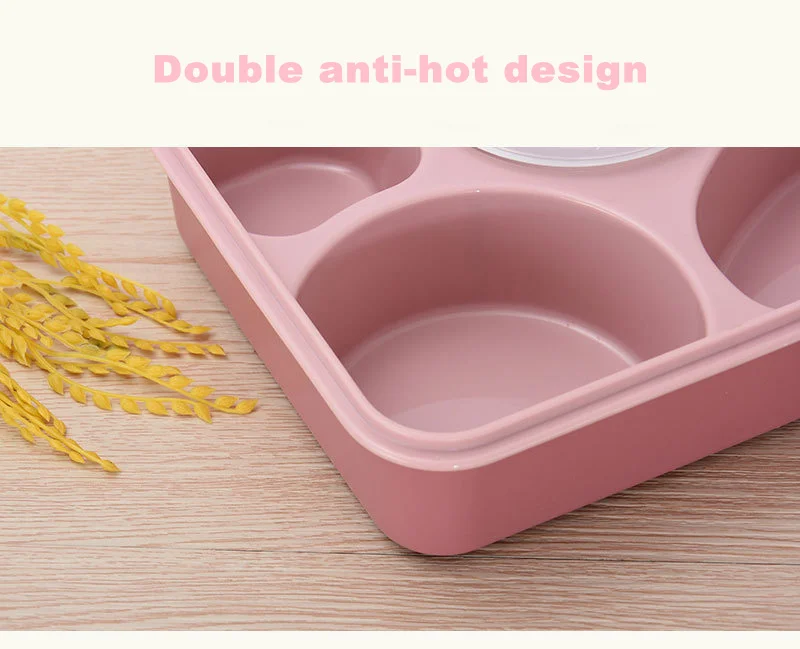 ONEUP Ланч-бокс для детей переносной пищевой контейнер с суповой чашей высокой емкости герметичные экологически чистые Bento box Microwavable