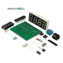AT89C2051 цифровой светодио дный Дисплей 4 биты электронные часы электронные Production Suite DIY Kit