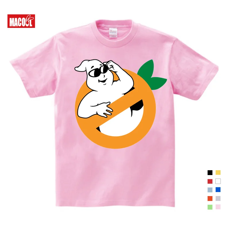 

Boys and Girls Old School Logo Ghostbuster Print T Shirt Funny Baby Summer Casual T-shirt Girls Baby Clothes for Summer 3T-9T