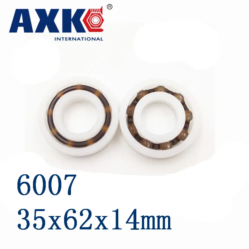 Пластиковые подшипники Axk 6007 Pom (10 шт.) 35x62x14 мм стеклянные шарики 35 мм/62 мм/14 мм|ball