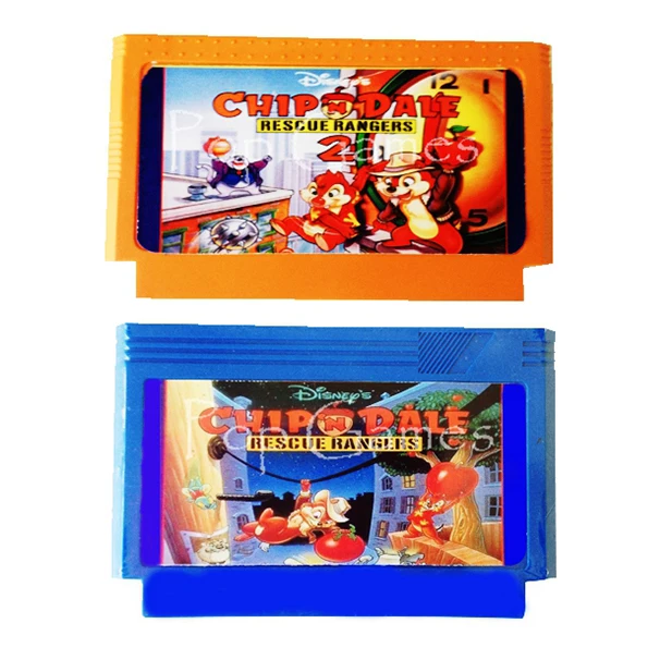 Chip N Dale Rescue 1 2 Rangers-2 60 Pins Game Cartridge for 8 Bit Game Console Drop Shipping