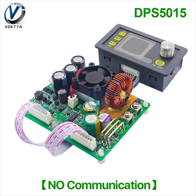 DPS5015 50 в 15A связь постоянного напряжения тока постоянного тока понижающий модуль питания понижающий преобразователь напряжения ЖК-вольтметр - Цвет: No Communication