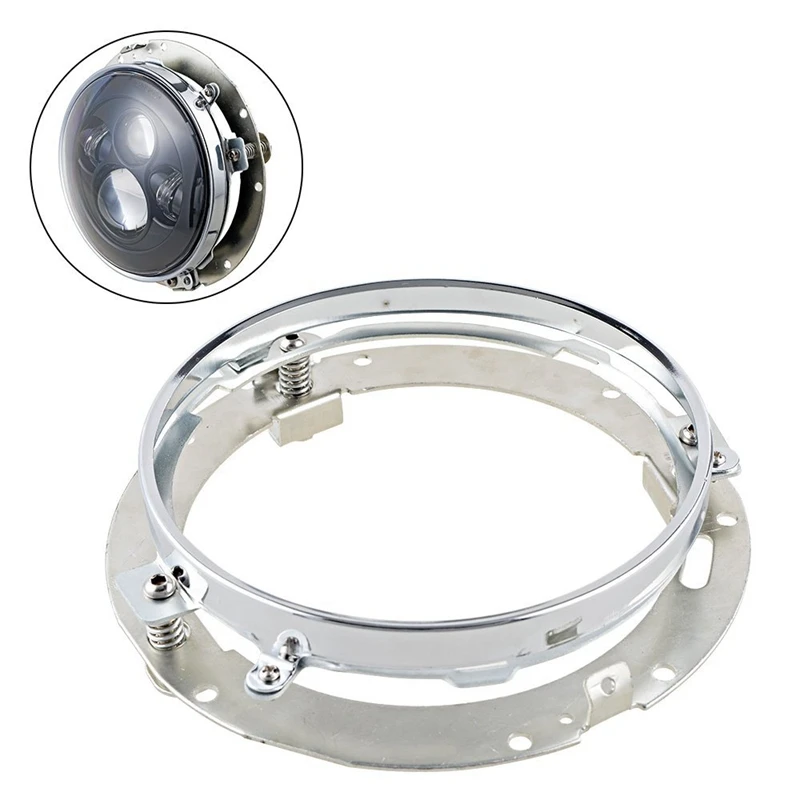 

1pcs Mounting Adapter Ring For 7" LED Headlight HD Touring Softail 1994-2013