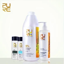 4 pcs set of toiletries 5% formalin Brazilian keratin hair care and 2 bottles of hair shampoo and 1 bottle of conditioner 4 pcs set of toiletries 5% formalin Brazilian keratin hair care and 2 bottles of hair shampoo and 1 bottle of conditioner
