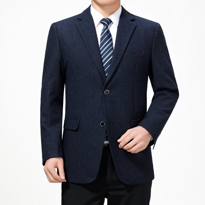 WAEOLSA Men Woollen Blends Blazers Camel Woll Suit Blazer Man Navy Blue Gray Blazer Male Business Outfits Blazer Hombre (14)