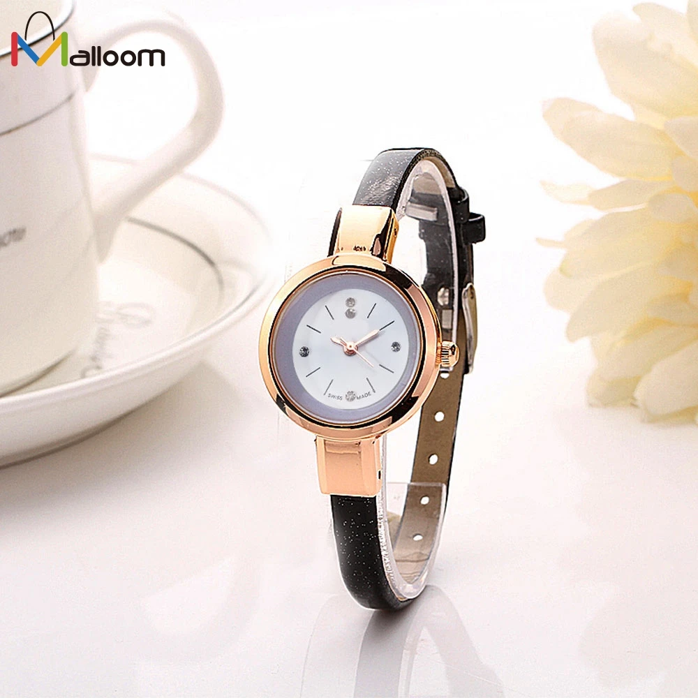 

Watch Relogio Feminino Women Watches Reloj Mujer 2017 Luxury Brand Gold Slim Band Quartz Watch Dress Clock Girl