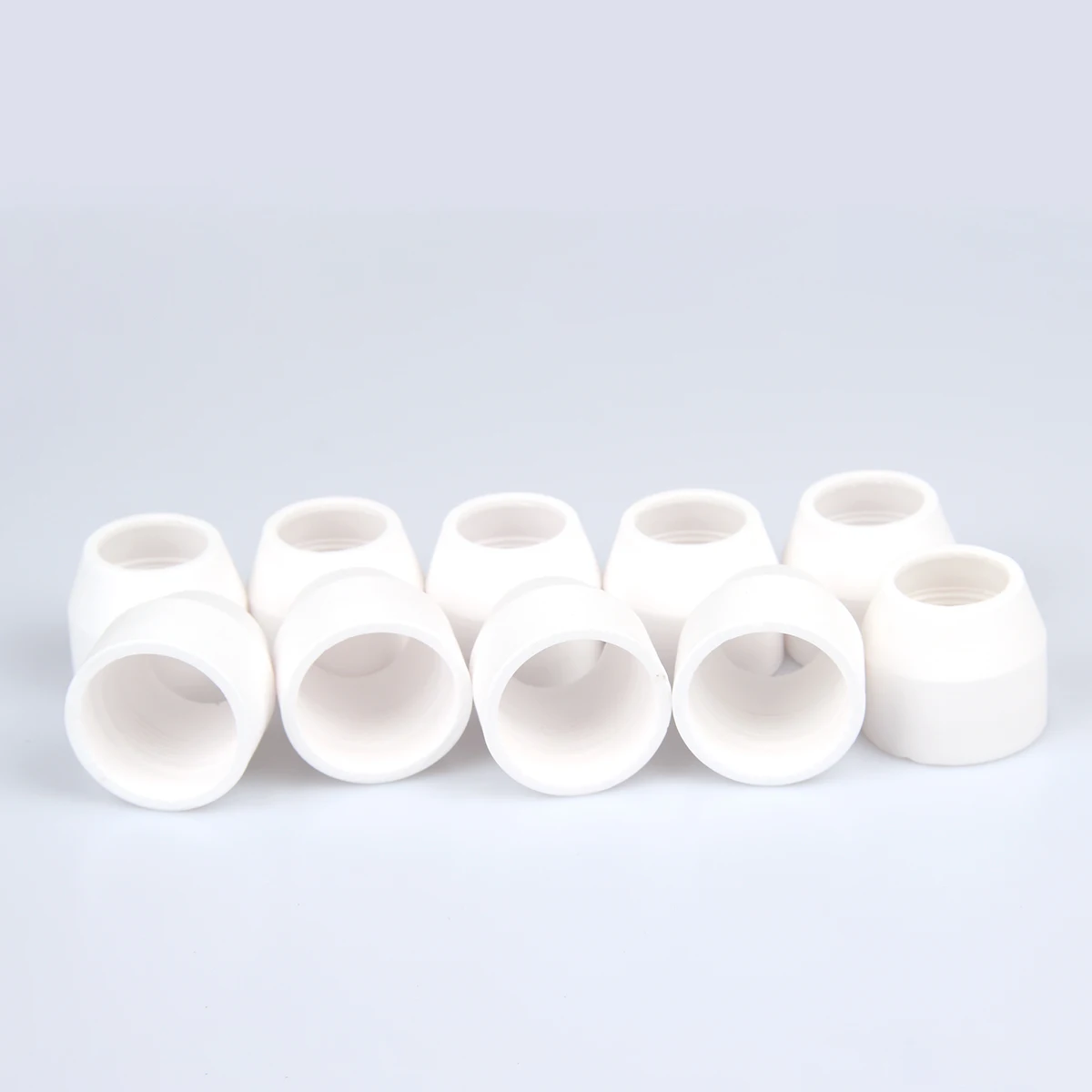 

5 or 10Pcs P80 Ceramic Shield Cup/Cap Inverte Air Plasma Cutter Cutting Machine Torch Gun Consumables Accessories Spare Parts