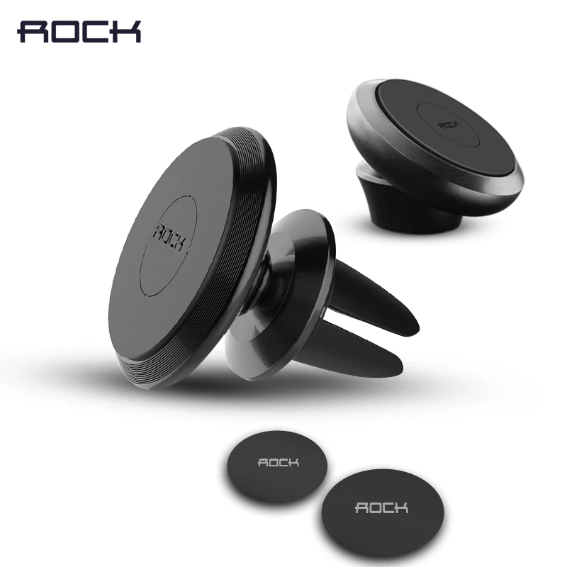 

Magnetic Car Phone Holder, ROCK 360 Magnet Car Phone Holder Stand Support for iPhone X 8 7 6 Galaxy S9 8 Magnet Mount Car Holder