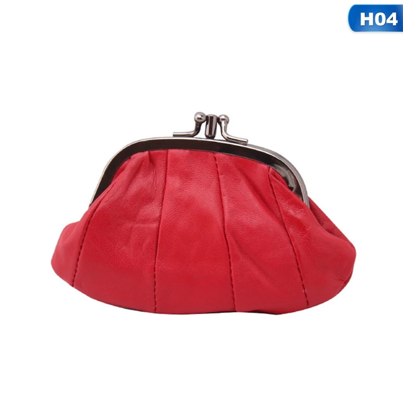 

Vintage Genuine Leather Women Printing Coin Purses Girl Hasp Wallet Ladies Clutch Change Purse Female Mini Money Bag