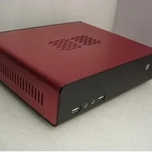 Htpc D525 E350 компьютер шасси горизонтальные алюминиевые компьютер чехол ремень 120 Вт питания 12v5a Htpc hd компьютер хозяин