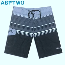 ASFTWO полиэфирные пляжные брюки мужские пляжные шорты в полоску XL XXL мужские быстросохнущие шорты нового дизайна