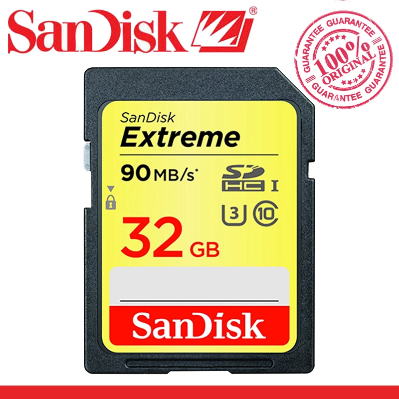SanDisk Extreme PLUS SD ī SDHC SDXC U3 ޸ ī Ŭ 10 90 ްƮ/ 64 ⰡƮ 32 ⰡƮ 16 ⰡƮ 100% ⰡƮ cate sd