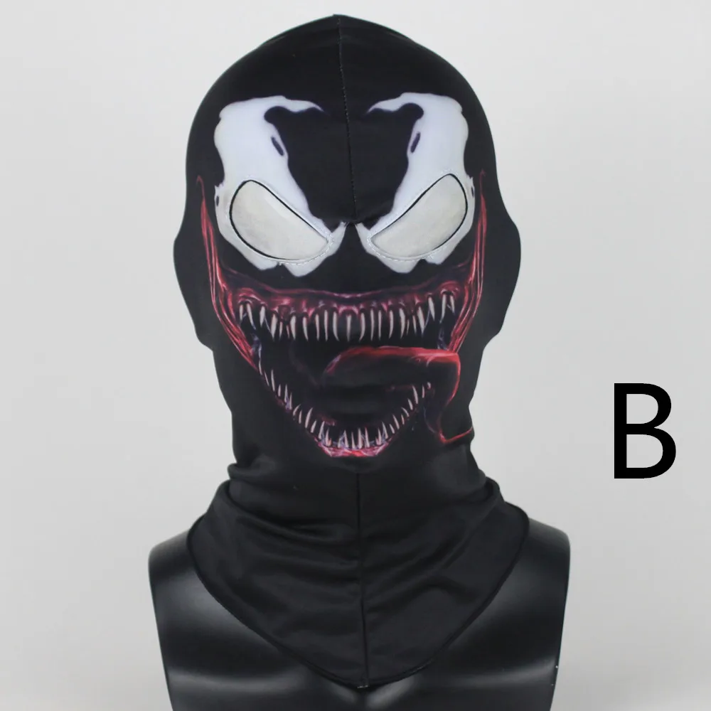 Horror Halloween Spiderman streach fabric  mask 