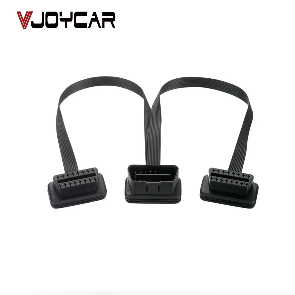Удлинительный кабель OBD разъем OBD2 1 2 16 штырьков штекер двойной y образный разрез