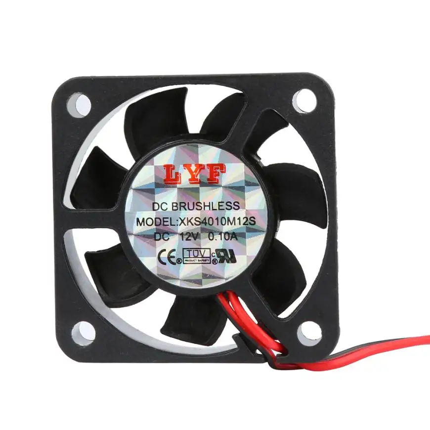 

cpu cooler master rgb cooling fan LYF DC 12V 2Pin 40*40*10mm PC CPU Case Cooling Fan Big Airflow Heatsink dropshipping Wholesale