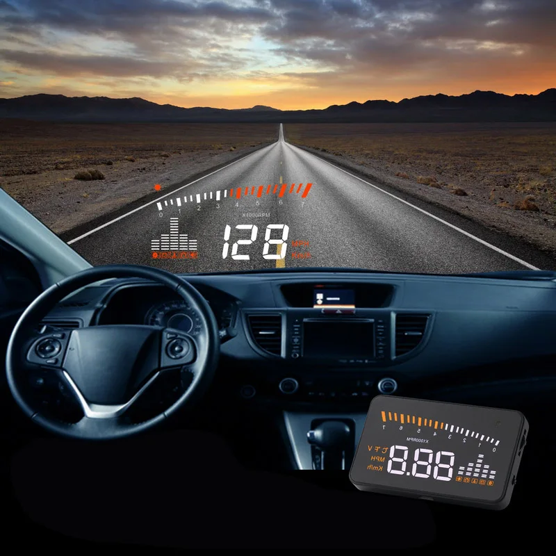 Новый Популярный HUD автомобильный X5 Многофункциональный 3 &quotАвтомобильный