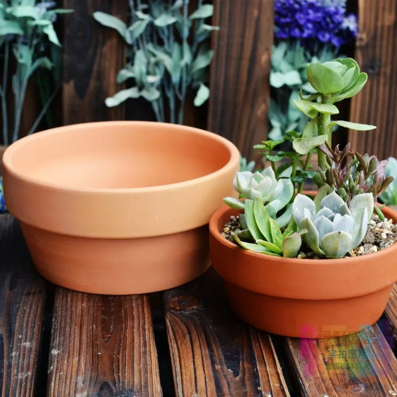 Terracotta Flower Pot Brief Round Pots Fleshier Plant Basin Red Terracotta Flower Pot Brief Round Pots Fleshier Plant Basin Red Size 3 Pallet In Planters From Home Garden On Aliexpress Alibaba