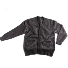 Норки кашемировый свитер мужские кардиган свитер-пальто