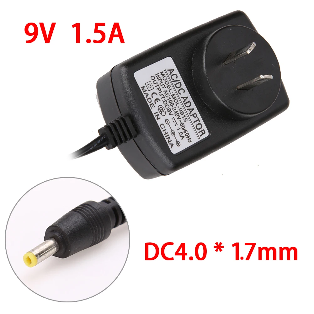 AC to DC Adapter 4.0mm * 1.7mm 9V 1.5A Switching Power Supply Adapter
