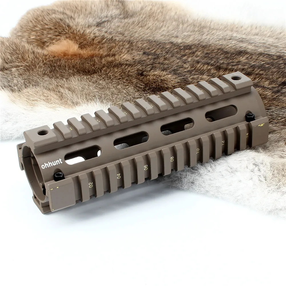 Ohhunt охотничьи Тактические AR 15 M16 винтовки 6 75 &quotКарабин Длина 2 шт падение в Quad Rail
