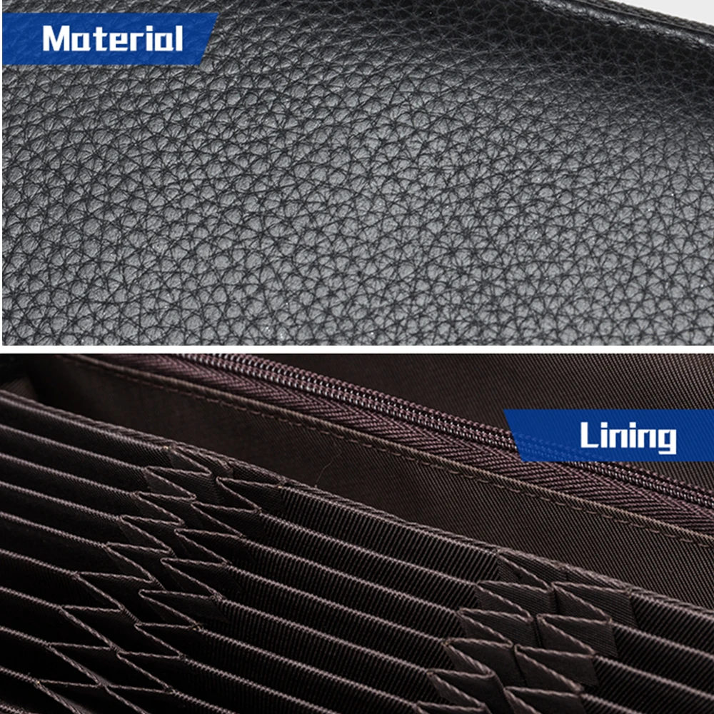 BISON DENIM Real Cow leather Men Wallets Genuine Leather Long Purse For Men RFID Zipper Large Capacity Card Holder Purse W8226 BISON DENIM Real Cow leather Men Wallets Genuine Leather Long Purse For Men RFID Zipper Large Capacity Card Holder Purse W8226