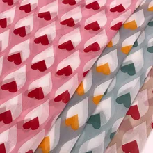 Полный полиэстер жемчуг цветной шифоновый ткань плотная ткань стеганое текстильное фабричное кружево рубашка платье швейная ткань материал