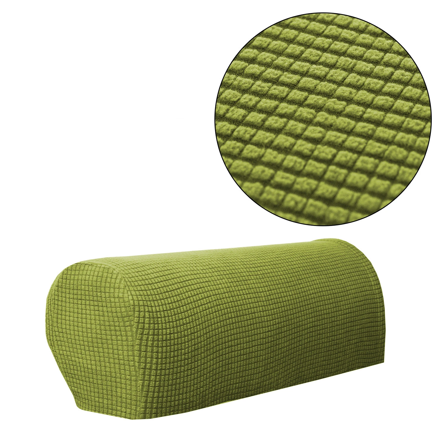 

1 Pair Lattice Polar Fleece Sofa Armrest Towel Solid Color Couch Arms Cover Tight Wrap Sofa Arms Cover L 21.7*W5.7*H9.7 Inch