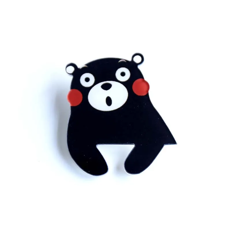 Nengdou Y25 значок Медведь Аниме значок акриловая брошь для одежды значки на рюкзак на воротнике шарф с лацканами милые булавки дети kawaii значки - Цвет: Y25-9