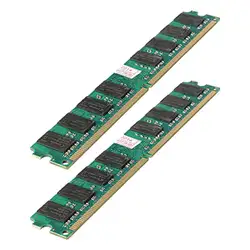 4 ГБ (2X2 Gb) MEMORIA оперативной памяти PC2 5300 667 мГц DDR2 240 сосны для AMD PC высокой плотности, зеленый