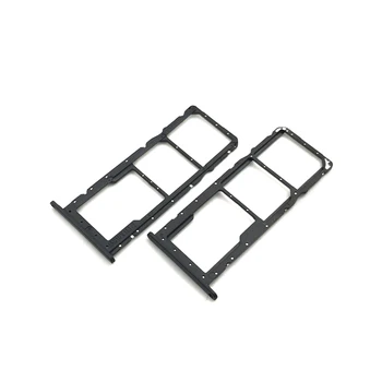 

10 pcs/lot New Sim Slot Card Holder Tray Reader Adapter Compatible For Huawei y9 2019 enjoy 9 plus Replacement parts